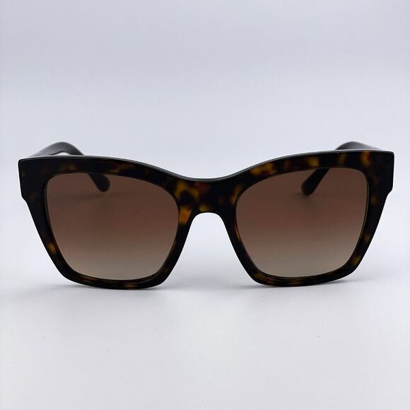 NEW D&G DG4384 502/13 Havana Brown Gradient Square Women Sunglasses - Picture 2 of 10